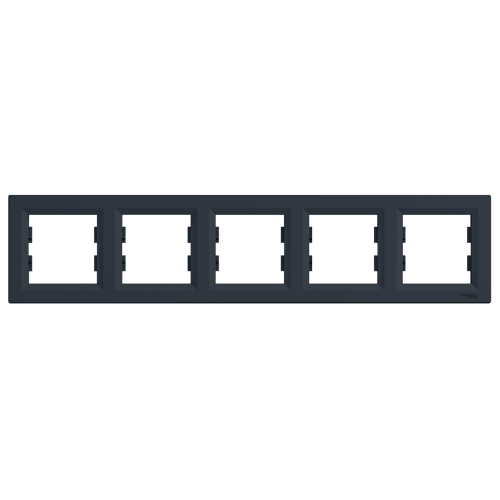 Рамка 5-а, горизонтальная SE Asfora EPH5800571 антрацит