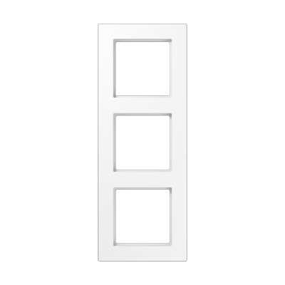 Рамка горизонтальная 3-я Jung A550 белый