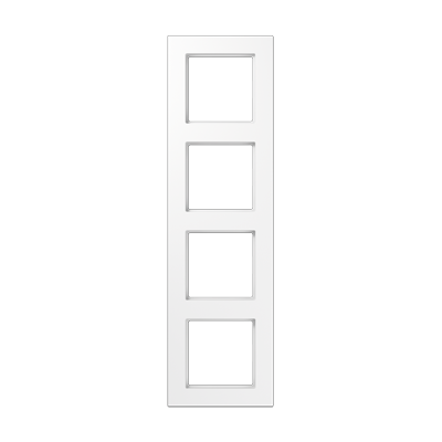 Рамка горизонтальная 4-я Jung A550 белый