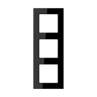 Рамка горизонтальная 3-я Jung A550 черный