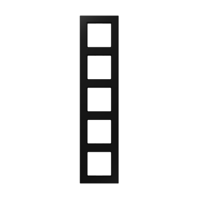 Рамка горизонтальная 5-я Jung A550 черный матовый