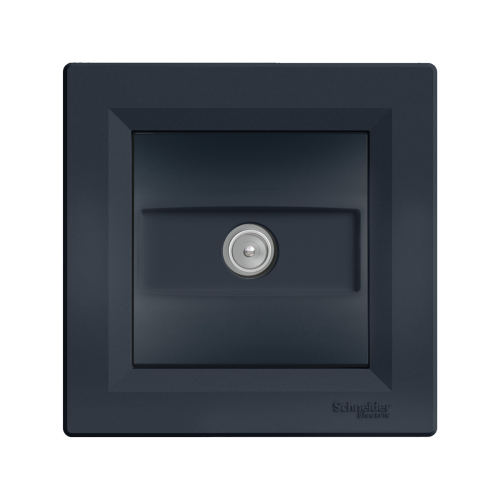 Розетка TV проходная (8 дБ) SE Asfora EPH3200371 антрацит