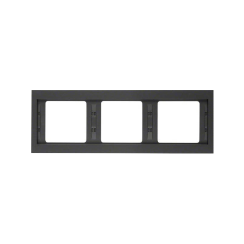 Рамка горизонтальна 3-м Berker K.1 антрацит