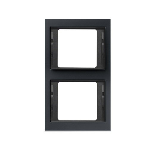 Рамка вертикальна 2-м Berker K.1 антрацит