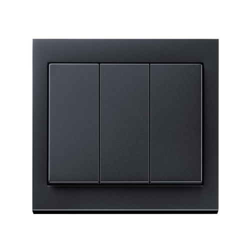 Вимикач 3-кл Berker K.1 антрацит