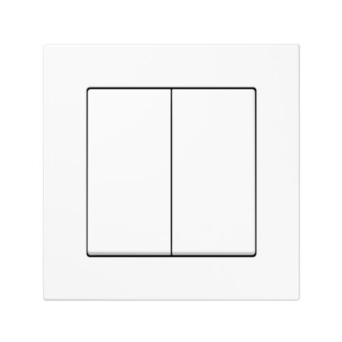 Кнопка 2-кл Jung A550 білий