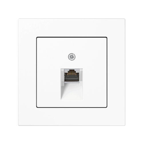 Комп'ютерна розетка 1-а Jung A550 білий