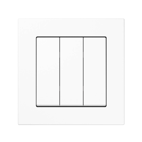 Вимикач 3-кл Jung A550 білий