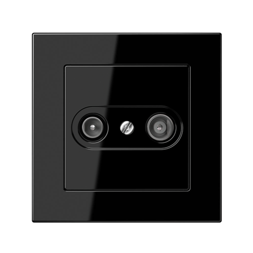 Телевізійна розетка кінцева Jung A550 чорний