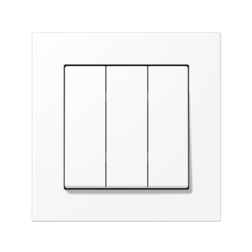 Выключатель 3-кл Jung A550 белый матовый