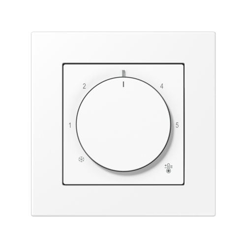 Терморегулятор для теплого пола Jung A550 белый матовый