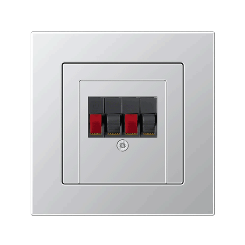 Аудио-розетка Jung A550 алюминий