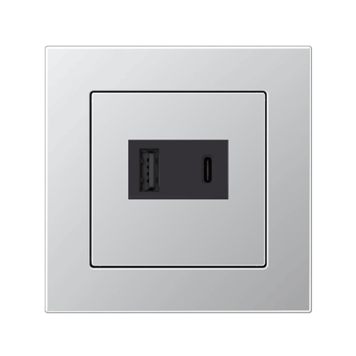 Розетка USB Jung A550 алюміній