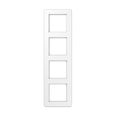 Рамка горизонтальна 4-а Jung A-Flow білий