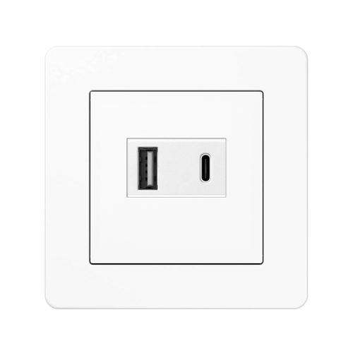 Розетка USB Jung A-Flow білий