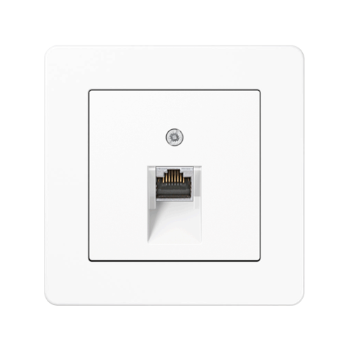 Комп'ютерна розетка 1-а Jung A-Flow білий