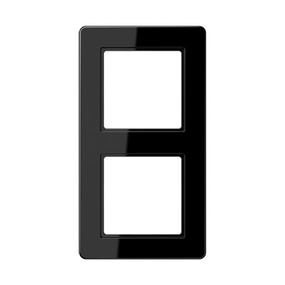 Рамка горизонтальна 2-а Jung A-Flow чорний