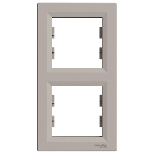 Рамка 2-а, вертикальная SE Asfora EPH5810269 бронза