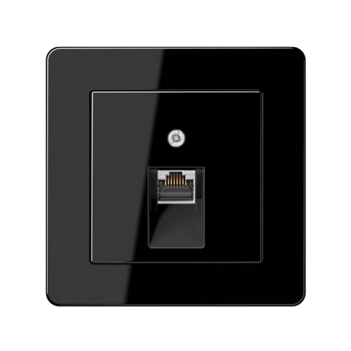 Компьютерная розетка 1-а Jung A-Flow черный