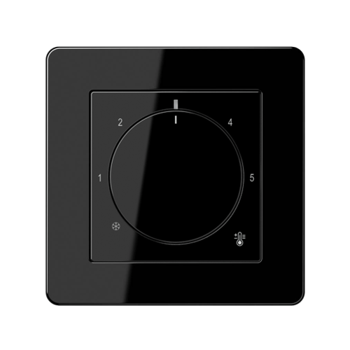 Терморегулятор для теплої підлоги Jung A-Flow чорний