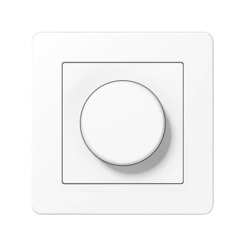 Світлорегулятор універсальний Jung A-Flow білий матовий