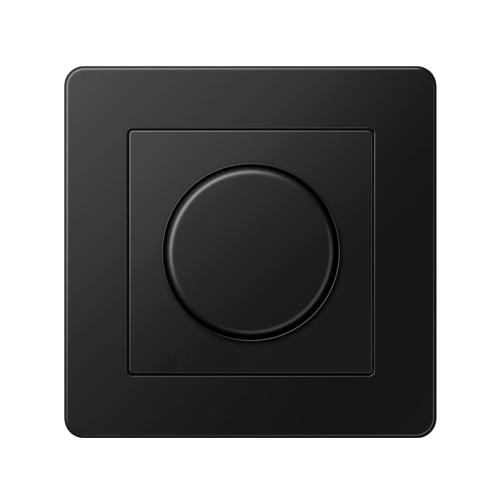 Светорегулятор универсальный Jung A-Flow черный матовый