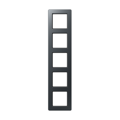 Рамка горизонтальная 5-я Jung A-Flow антрацит матовый