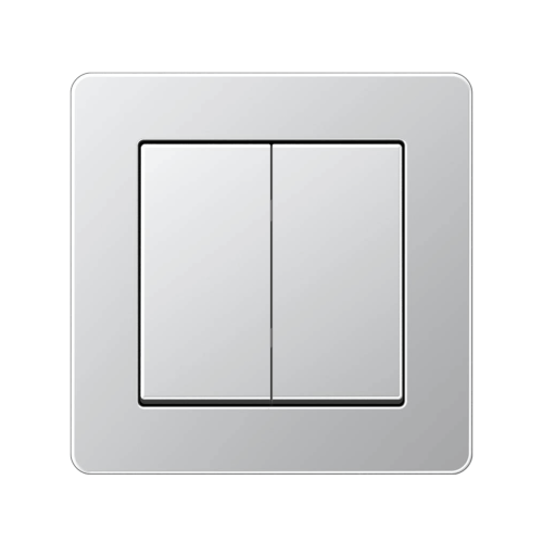 Вимикач 2-кл Jung A-Flow алюміній