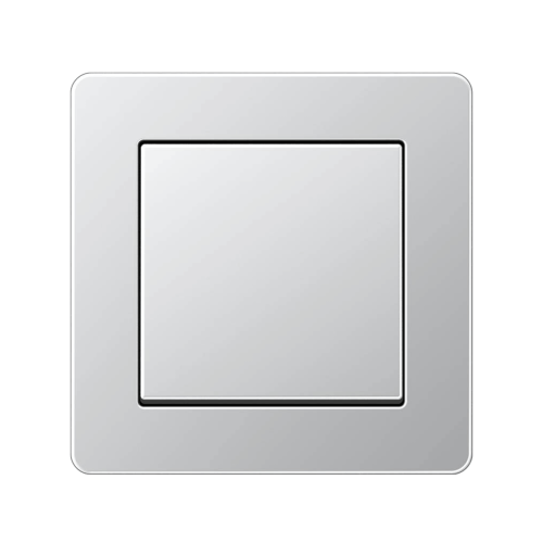 Перемикач прохідний хрестовий 1-кл Jung A-Flow алюміній