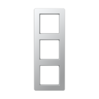 Рамка вертикальная 3-я Jung A-Flow алюминий