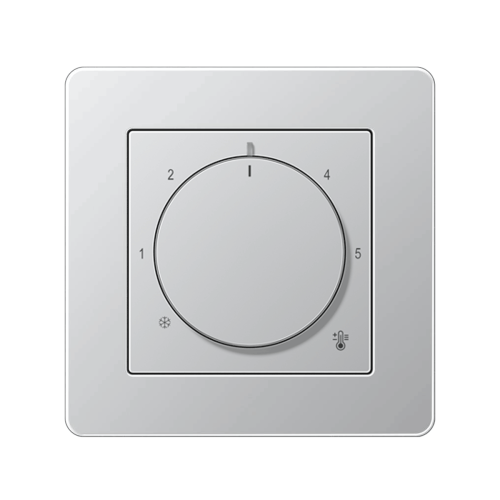 Терморегулятор для теплого пола Jung A-Flow алюминий