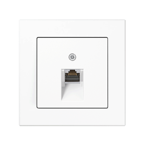 Комп'ютерна розетка 1-а Jung A-Creation білий