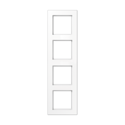 Рамка горизонтальная 4-я Jung A-Creation белый