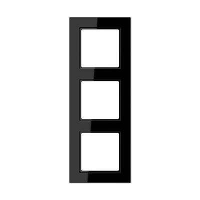 Рамка вертикальна 3-а Jung A-Creation чорний