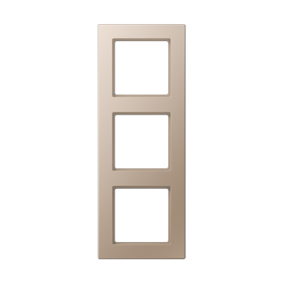 Рамка вертикальна 3-а Jung A-Creation шампань