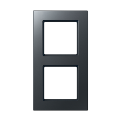 Рамка горизонтальная 2-я Jung A-Creation антрацит матовый