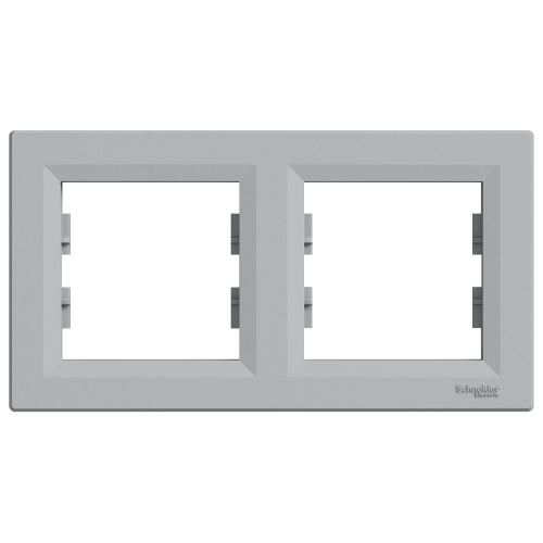 Рамка 2-а, горизонтальна SE Asfora EPH5800261 алюміній