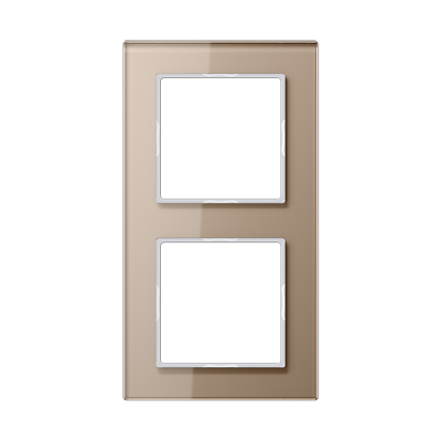 Рамка горизонтальная 2-я Jung A-Creation шампань стекло