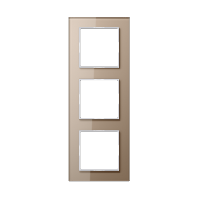 Рамка горизонтальная 3-я Jung A-Creation шампань стекло