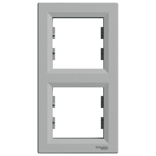 Рамка 2-а, вертикальна SE Asfora EPH5810261 алюміній