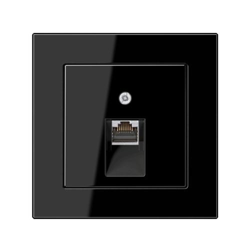 Комп'ютерна розетка 1-а Jung A-Creation чорний