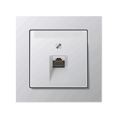 Комп'ютерна розетка 1-а Jung A-Creation алюміній