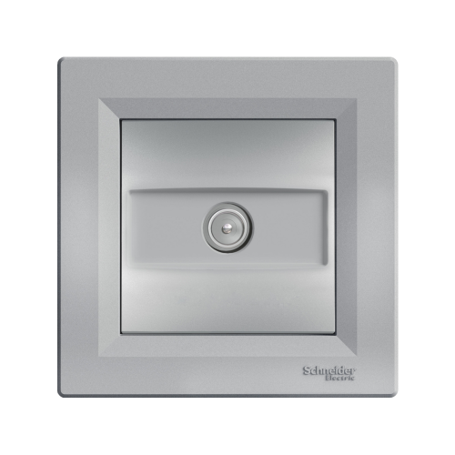 Розетка TV прохідна (8 дБ) SE Asfora EPH3200361 алюміній