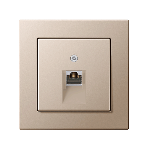 Компьютерная розетка 1-а Jung A-Creation шампань