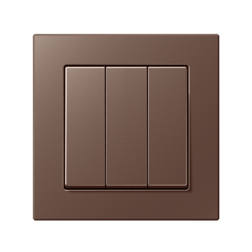 Вимикач 3-кл Jung A-Creation мокко