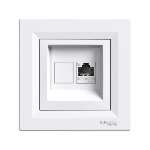 Розетка комп'ютерна RJ45 кат.5е UTP SE Asfora EPH4300121 білий