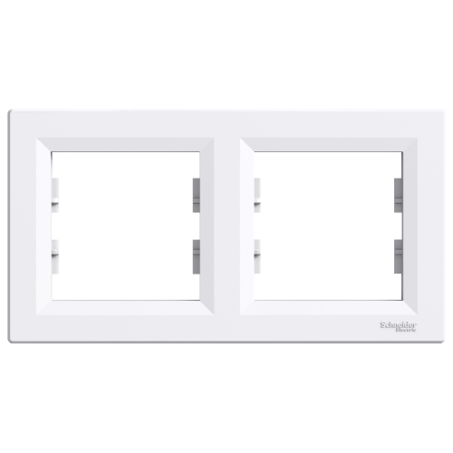 Рамка 2-м, горизонтальна SE Asfora EPH5800221 білий
