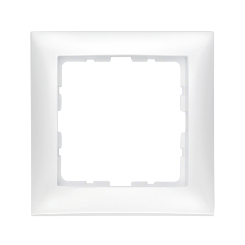 Рамка горизонтальная 1-я Berker S.1 полярная белизна