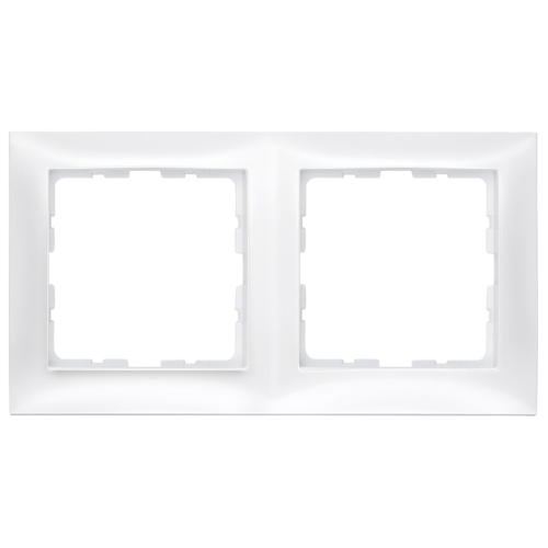 Рамка 2-м, горизонтальна Berker S.1 полярна білизна
