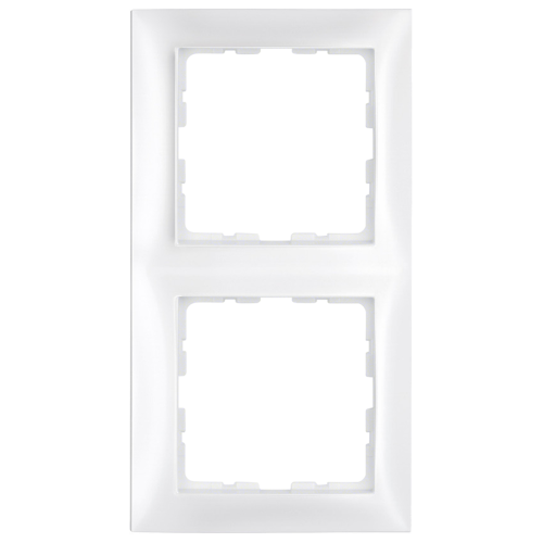 Рамка вертикальная 2-я Berker S.1 полярная белизна